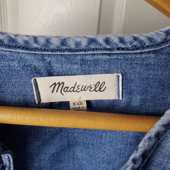 Madewell Denim Artiste Dress Size XXS - Picture 6 of 7